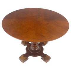 Hi-Low Convertible Adjustable Round 40" Diameter Coffee to Game Table Cross Base