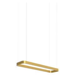 Lampada a sospensione Eden Rectangle 100 Gold Aluminum di JSPR