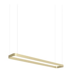 Eden Rectangle 150 Champagne Aluminum Pendant Lamp by JSPR