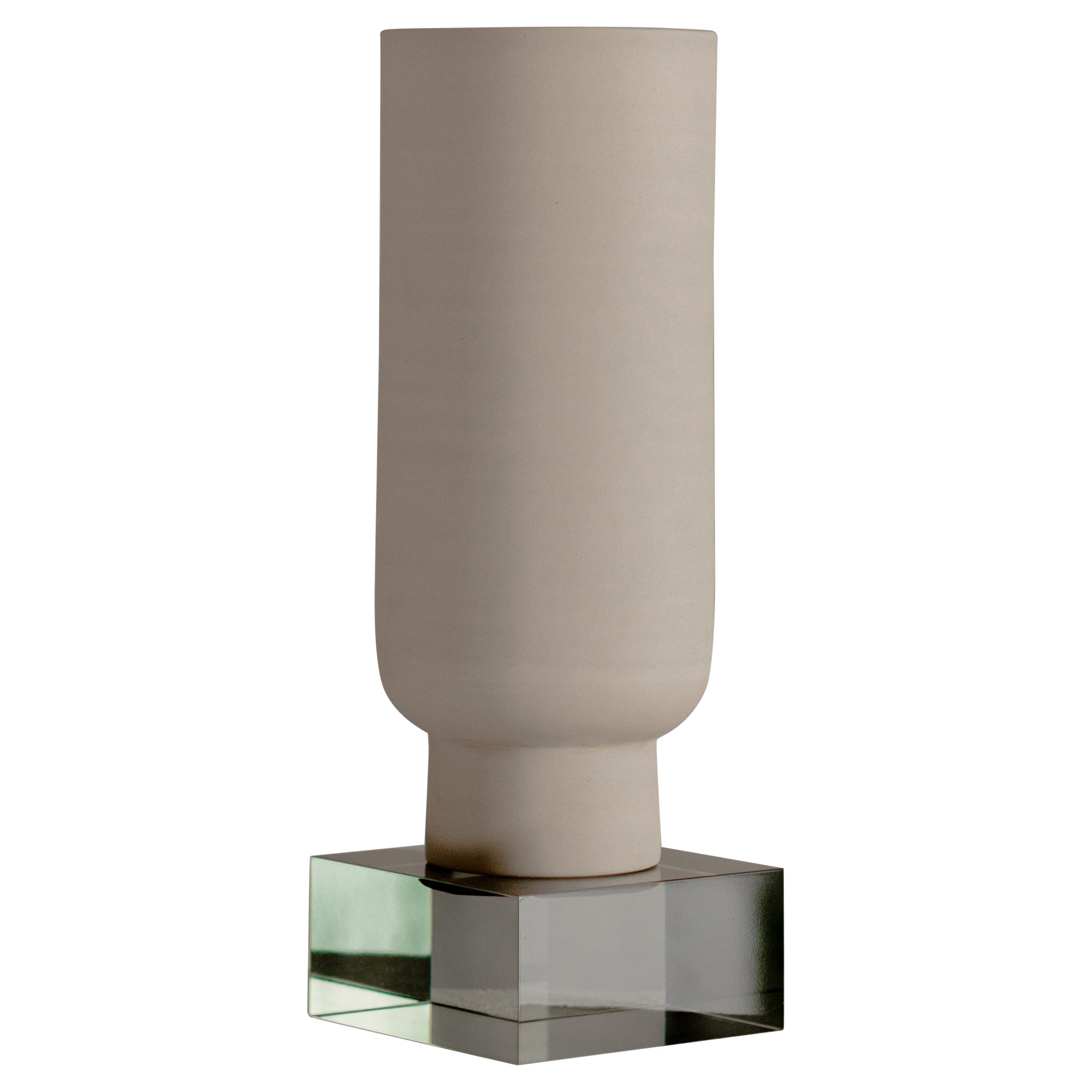 Objet de collection ETER PEANA 03S Pièce en argile et verre tchèque faite à la main. Limitée en vente