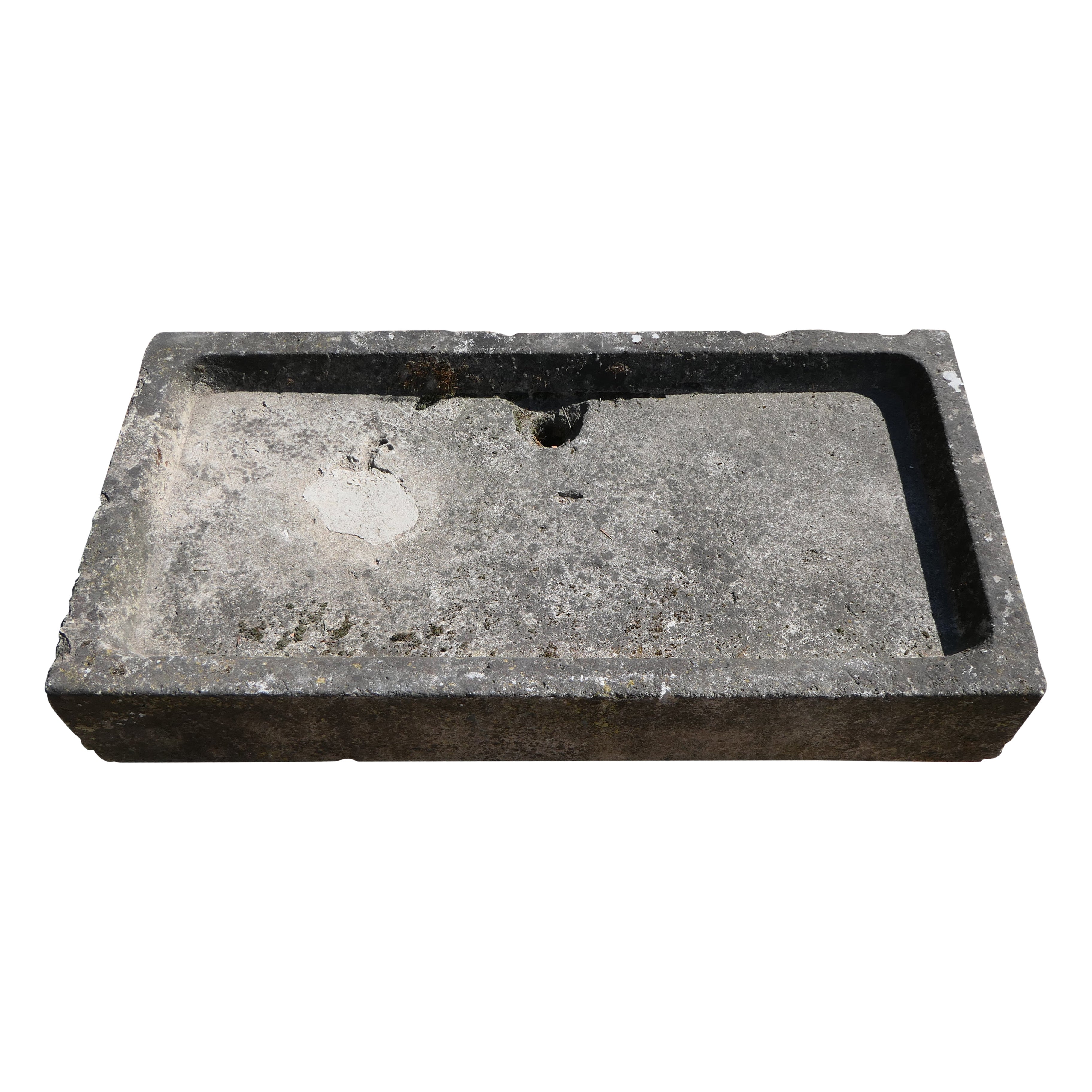 Antique Stone Sink – Rustic Farmhouse Style