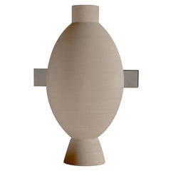 ETER Collectible Object . HENDER 04 . Handmade Clay & Czech Glass piece. Limited