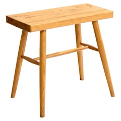Schwedischer Designer, Beistelltisch, Kiefernholz, Schweden, 1970er Jahre