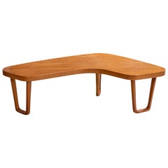 Albert Larsson, Couchtisch, Teakholz, Schweden, 1950er Jahre