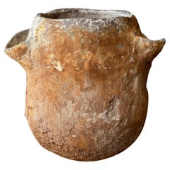 Primitive Terracotta Water Jar From Mexico