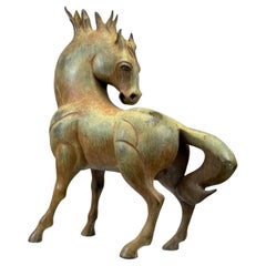 Bronze-Pferdskulptur aus Bronze von Barbara Beretich