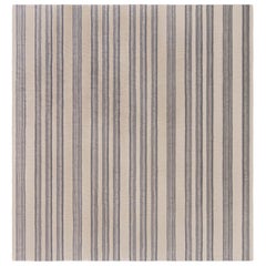 Contemporary Striped Flat Weave Rug by Doris Leslie Blau
