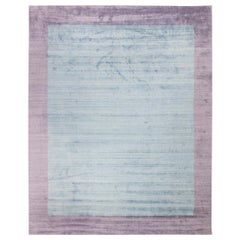 Contemporary Finesse Handmade Viscose Rug by Doris Leslie Blau