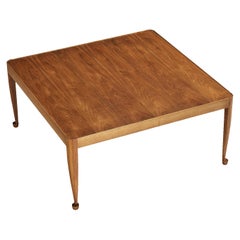 Josef Frank für Svenskt Tenn 'Diplomat' Quadratischer Couchtisch in Mahagoni