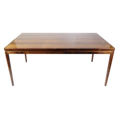 Dining Table With Extension Made In Rosewood By Johannes Andersen From 1960s