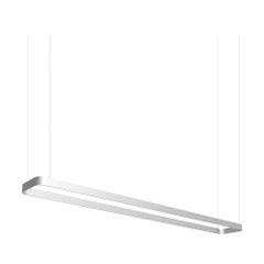 Lampada a sospensione in alluminio Eden Rectangle 200 Silver di JSPR