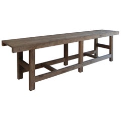 Tavolo consolle grande in Oak