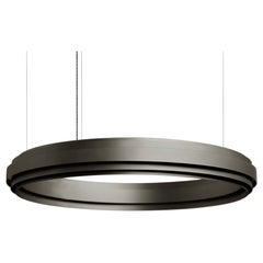 Empire I Small Anodized Black Aluminum Pendant Lamp by JSPR