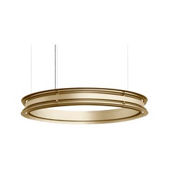 Lampada a sospensione Empire III Large in alluminio champagne di JSPR