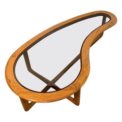Tavolino da caffè a forma di rene in stile Mid-Century Modern di Lane Furniture