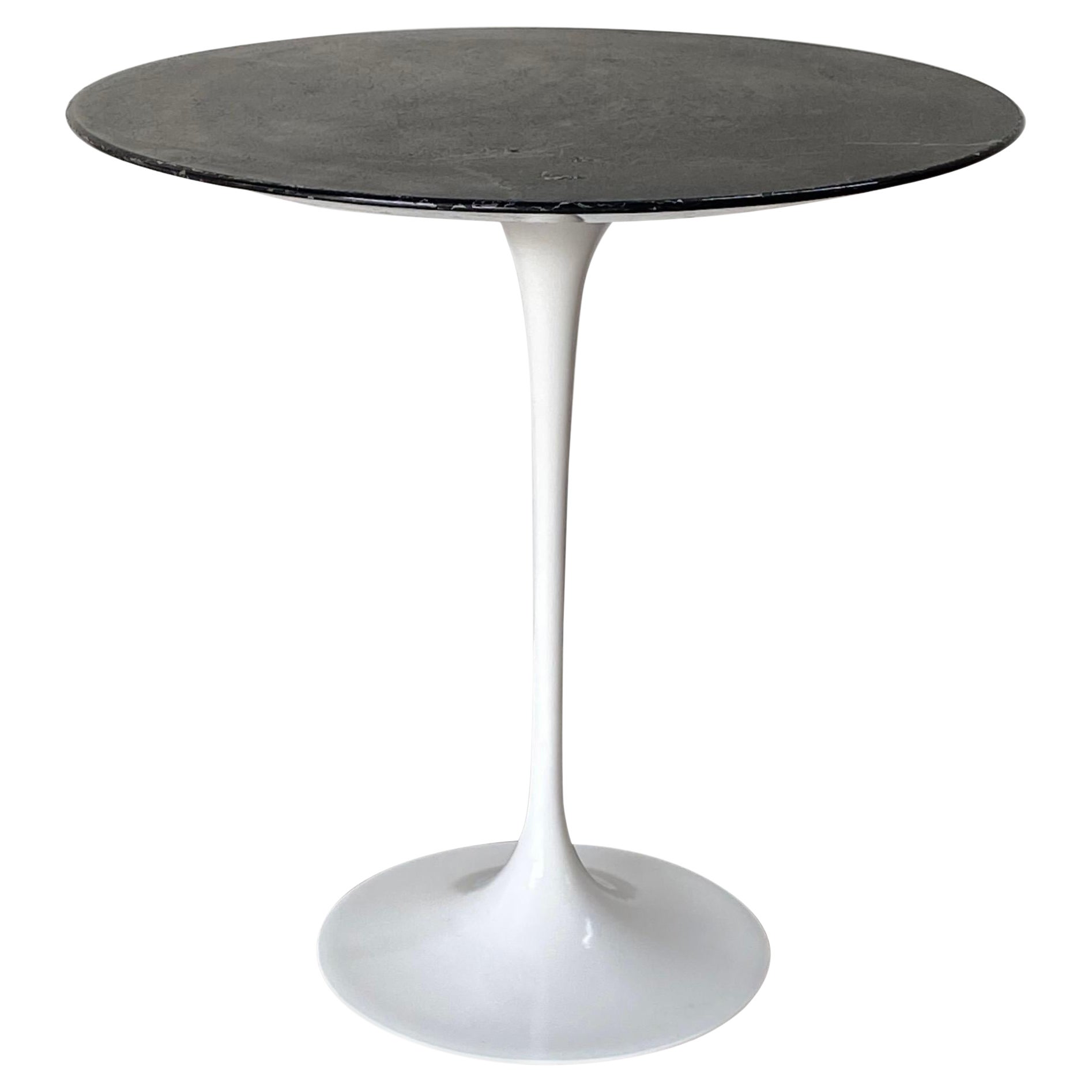 Eero Saarinen Verdi Alpi Green Marble Tulip Side Table for Knoll