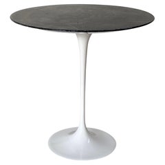Eero Saarinen Verdi Alpi Green Marble Tulip Side Table for Knoll