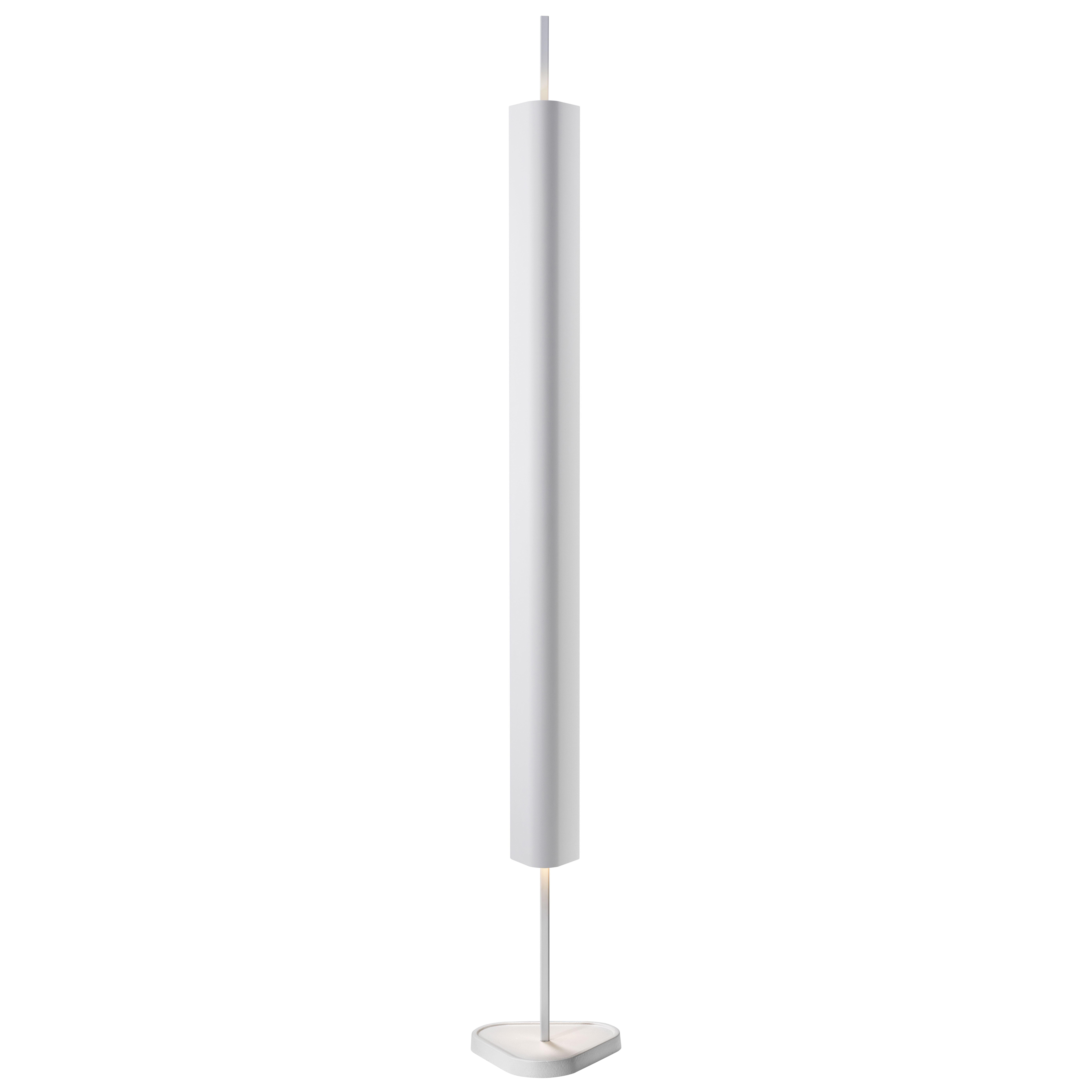 Lampada da terra Emi in alluminio e PMMA in bianco sporco di Erwan Bouroullec, 2023