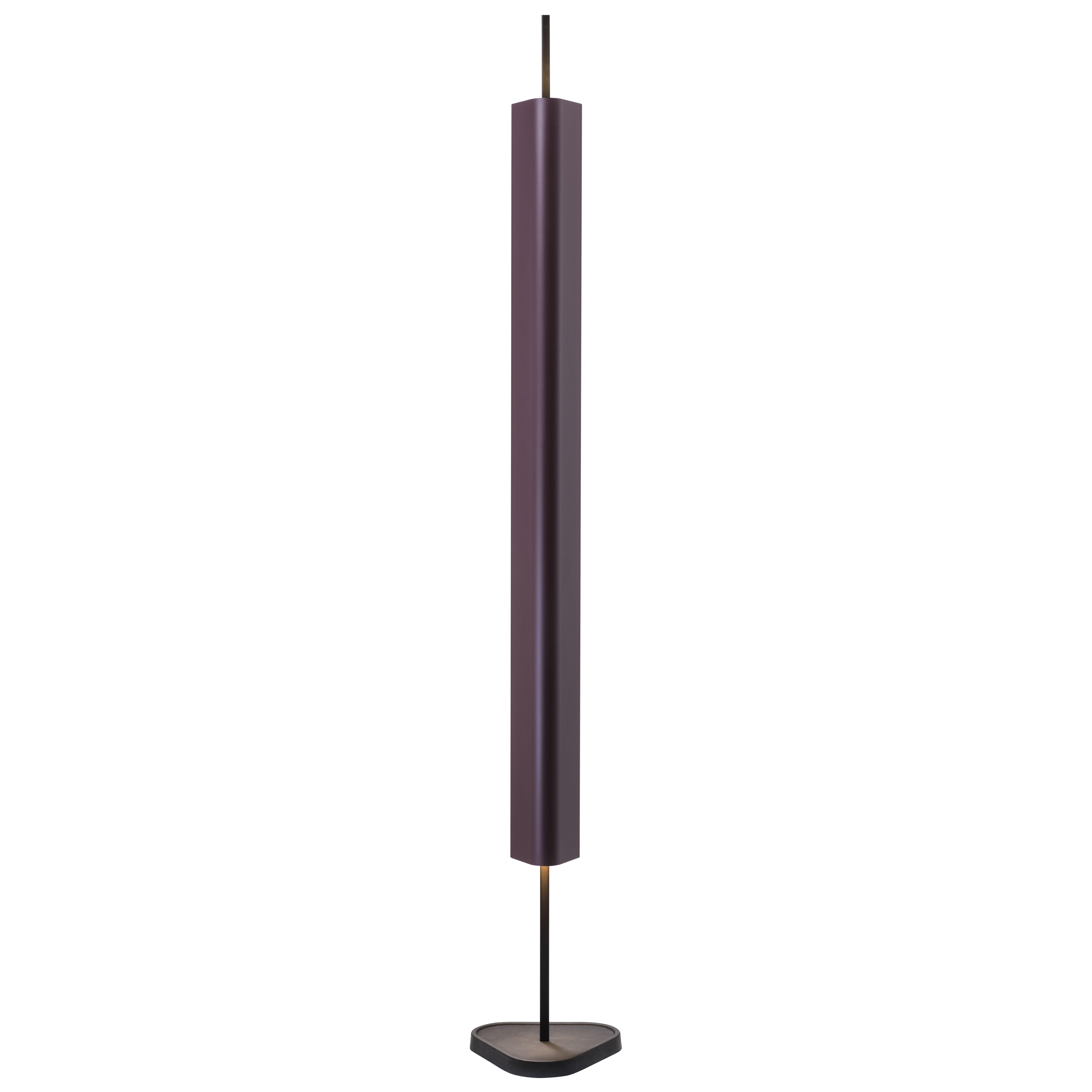 Emi Aluminium and PMMA Floor Lamp in Deep Red by Erwan Bouroullec, 2025