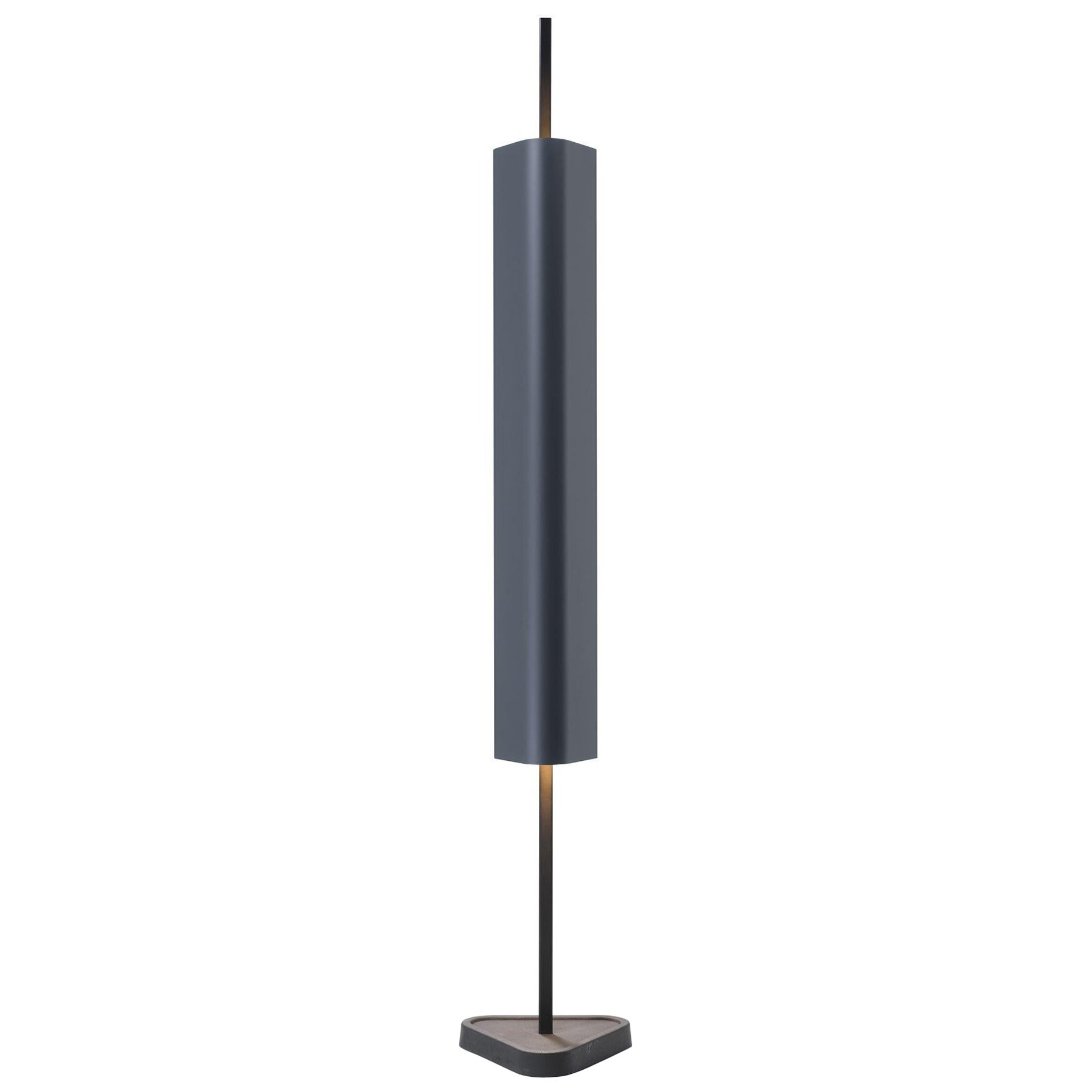 Emi Aluminium and PMMA Table Lamp in Deep Blue by Erwan Bouroullec, 2025