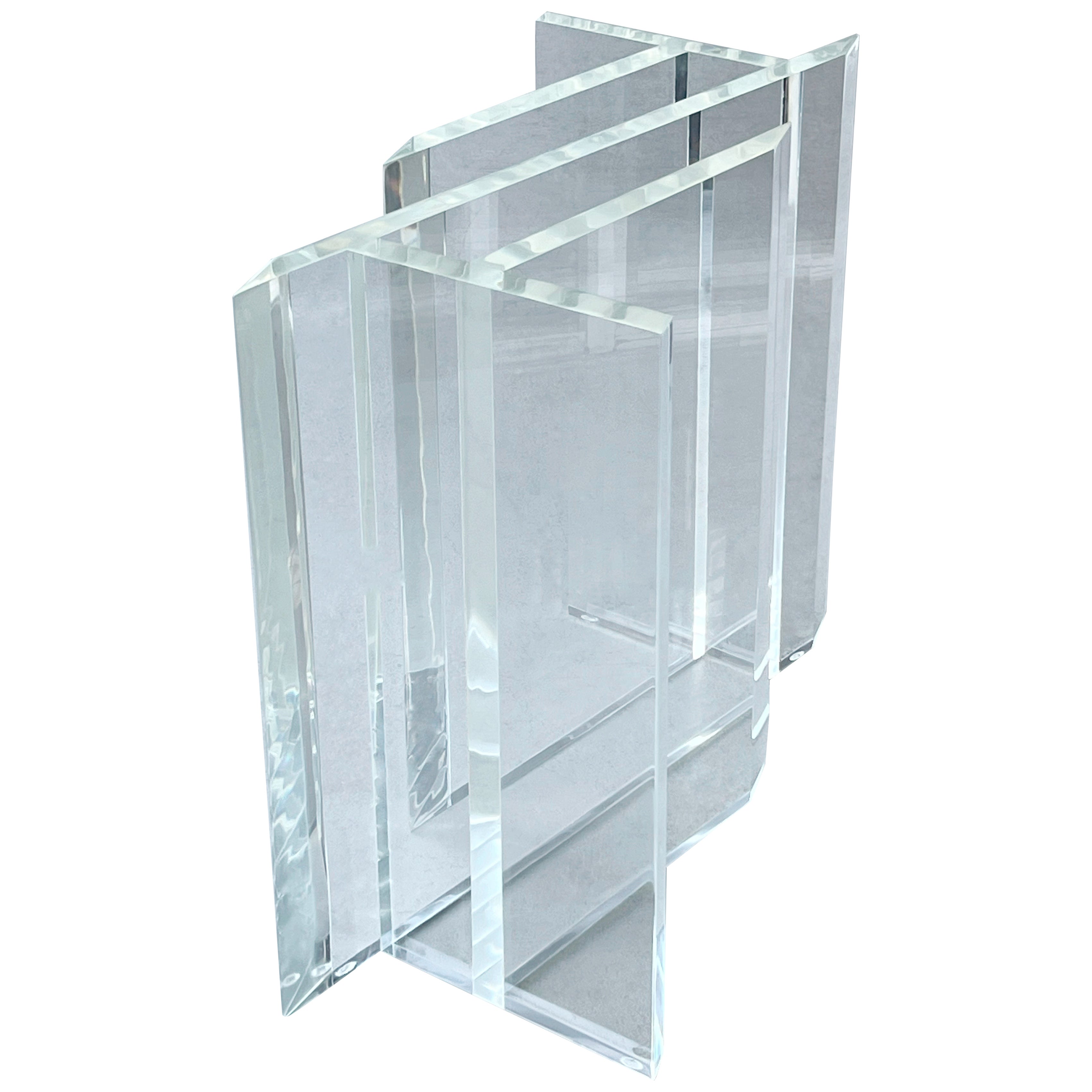 Base de table à manger en lucite Gary Gutterman