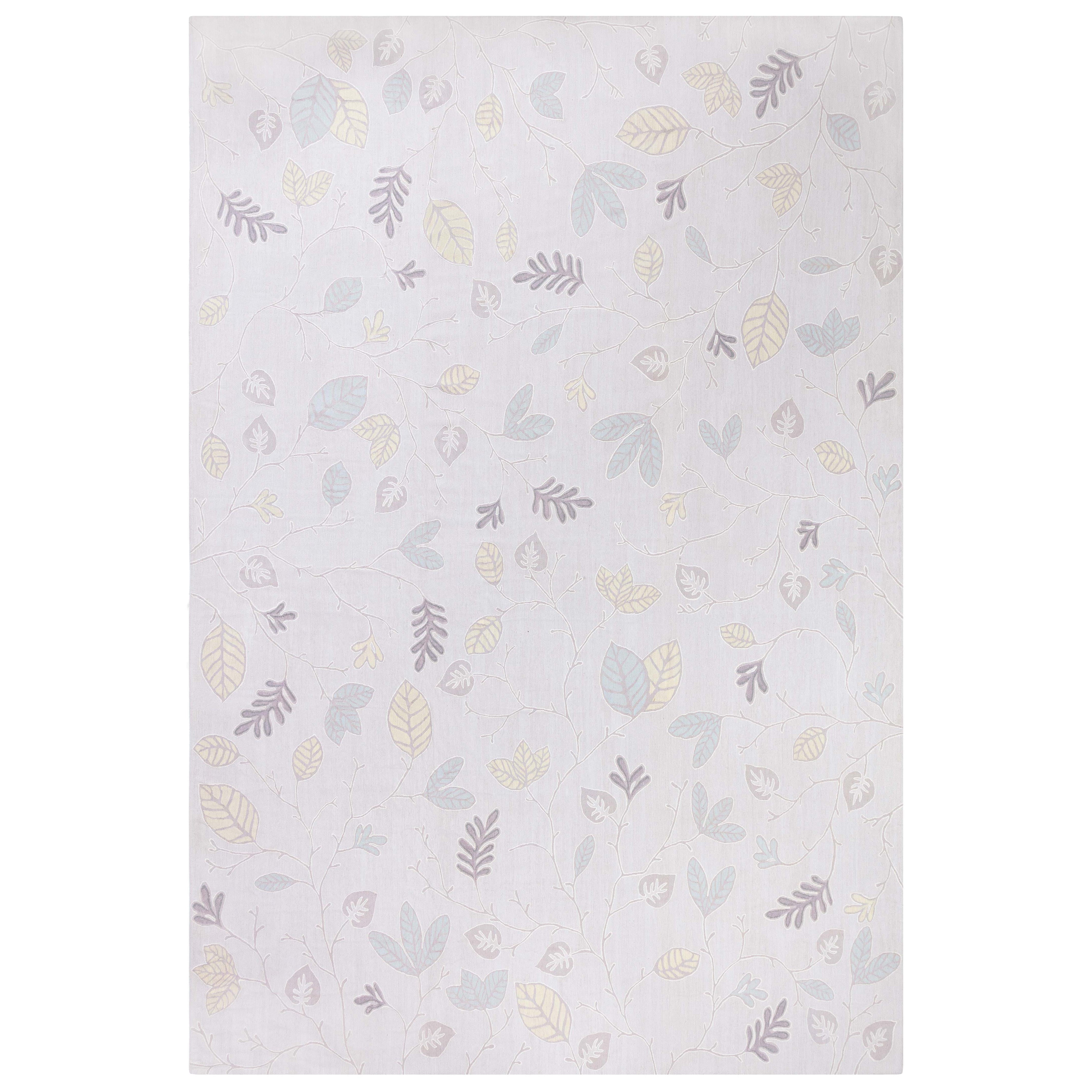 Modern Aubusson Style Flat Weave Rug by Doris Leslie Blau