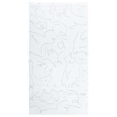 Tapis contemporain Cocteau en soie nouée à la main de Doris Leslie Blau