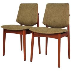 Arne Hovmand-Olsen Pair of Teak Side Chairs 9