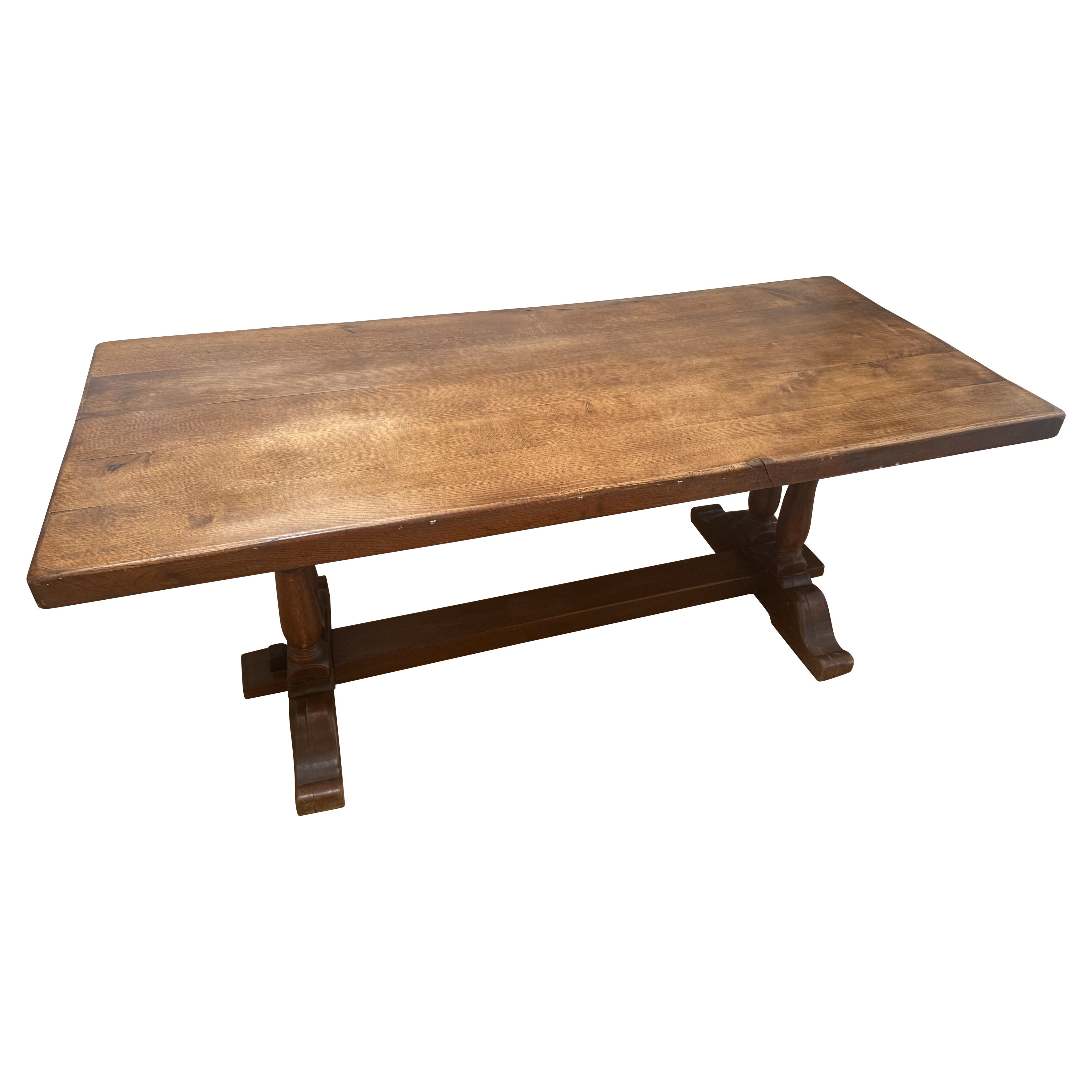 19th Century French Provincial Trestle Table