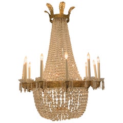 Empire style large chandelier