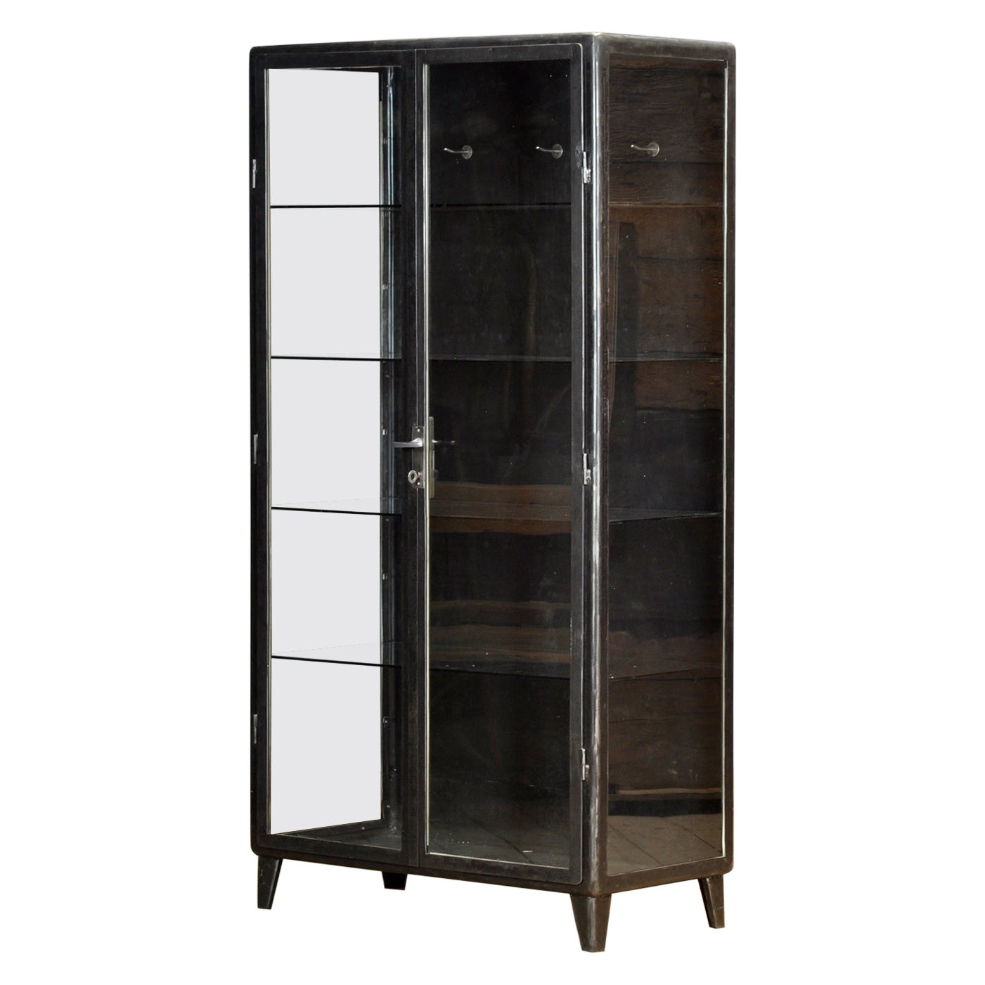 Vintage Iron Medical Cabinet, 1960’s For Sale