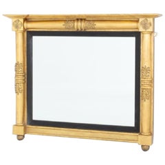 Period Regency Mirror Gilt Overmantle