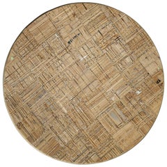 Sculptural Contemporary Wooden Center or Art Piece by Rik Davids 2001