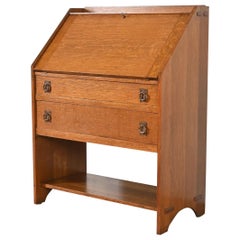 Lifetime Furniture Antique Mission Oak Arts & Crafts Drop Front Secretary Desk