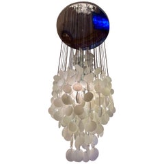 GINO VISTOSI Cascade pendant Murano glass , Italy 1960s