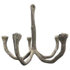 French Faux Bois Chandelier
