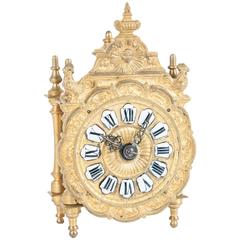 Antique Nice and Small, Charming Miniature Traveling Clock, circa 1890