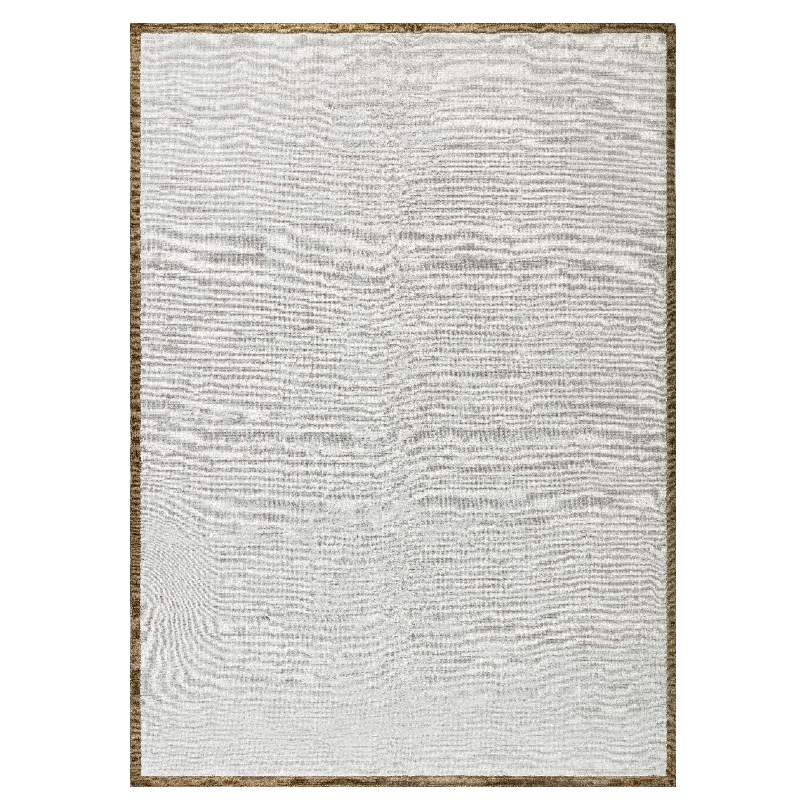 Alfombra moderna de lana y seda hecha a mano por Doris Leslie Blau