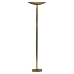 Rare lampadaire en laiton J.T Kalmar, 1970/1980