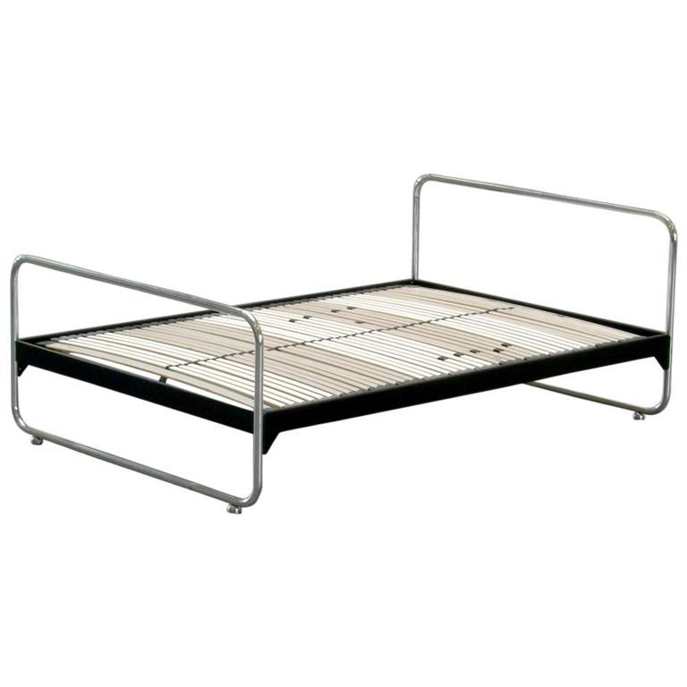 Tubular Steel Bed in German Modernism Style, circa 1930 at 1stDibs