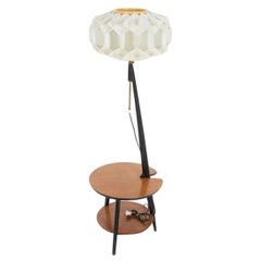 1960s Lars Schiøler Atomic Floor Lamp With Table