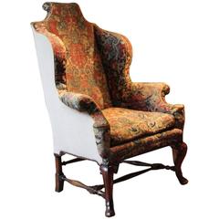 Antique Queen Anne Period Armchair