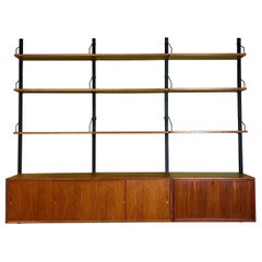 Modularer Teakholz-Wandregal von Poul Cadovius für Cado, Mid-Century Modern, 1960