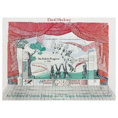 1981 David Hockney - The Rake's Progress - Ashmolean Museum Original Poster