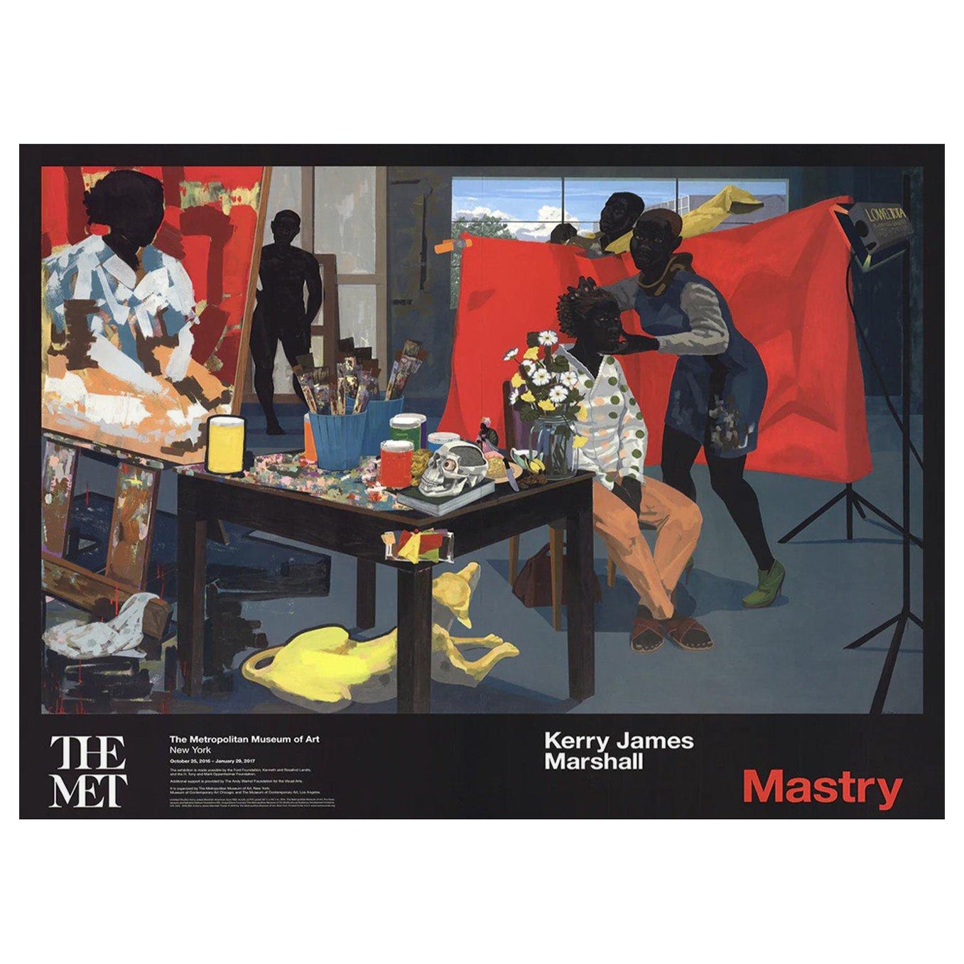 2016 Kerry James Marshall - Mastry - The Met Original Poster