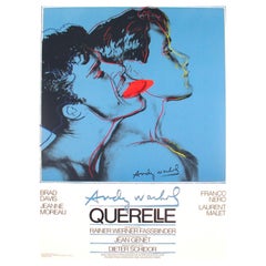 1983 Andy Warhol - Querelle (Azul) Póster Original Vintage