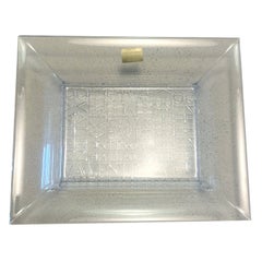 Vide Poche Transparent Valentino Plateau à monnaie ou Cendrier