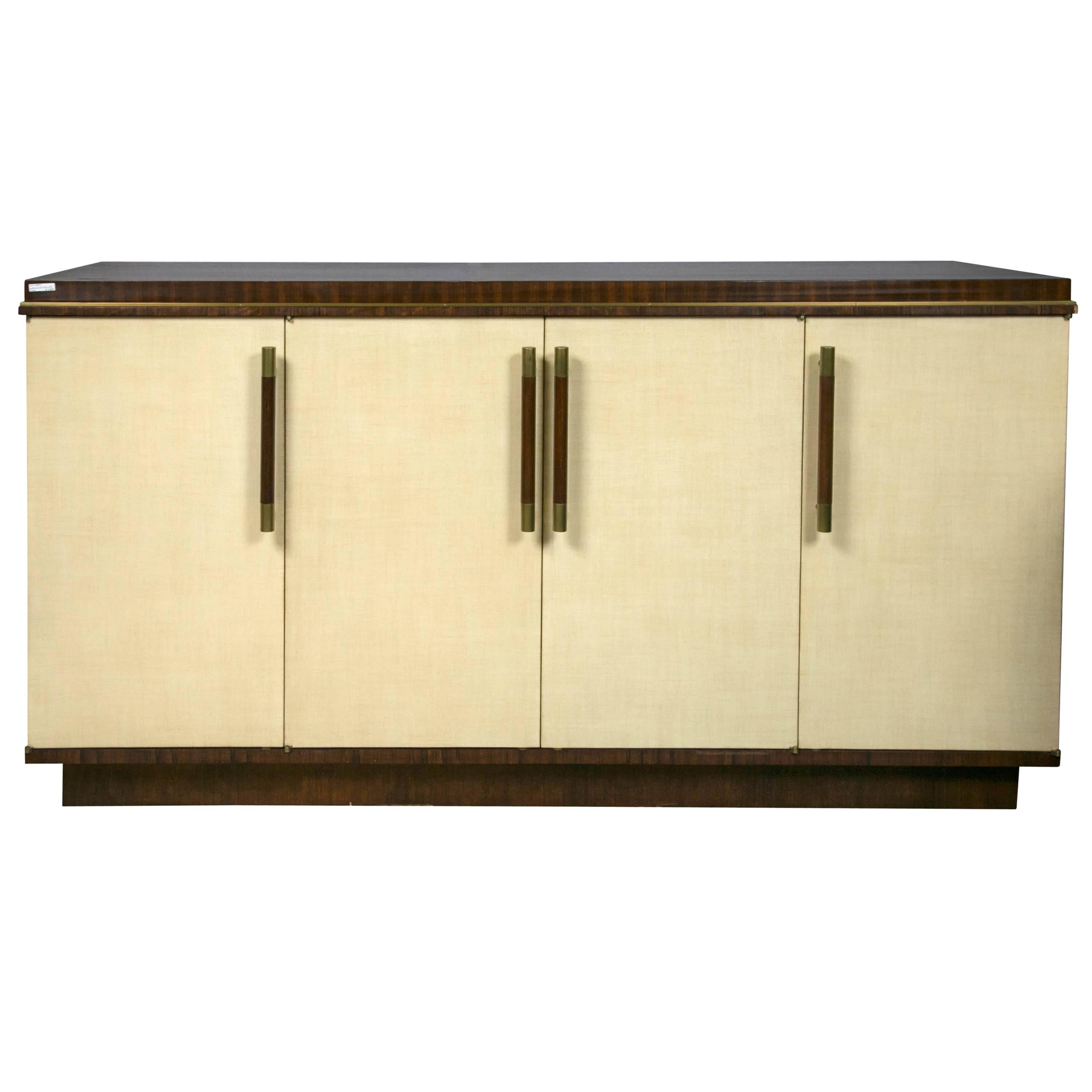 Jonathan Charles Buffet Sideboard Rosewood and Parchment