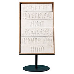 Collection of Antique Plaster Models After the Parthenon Frieze