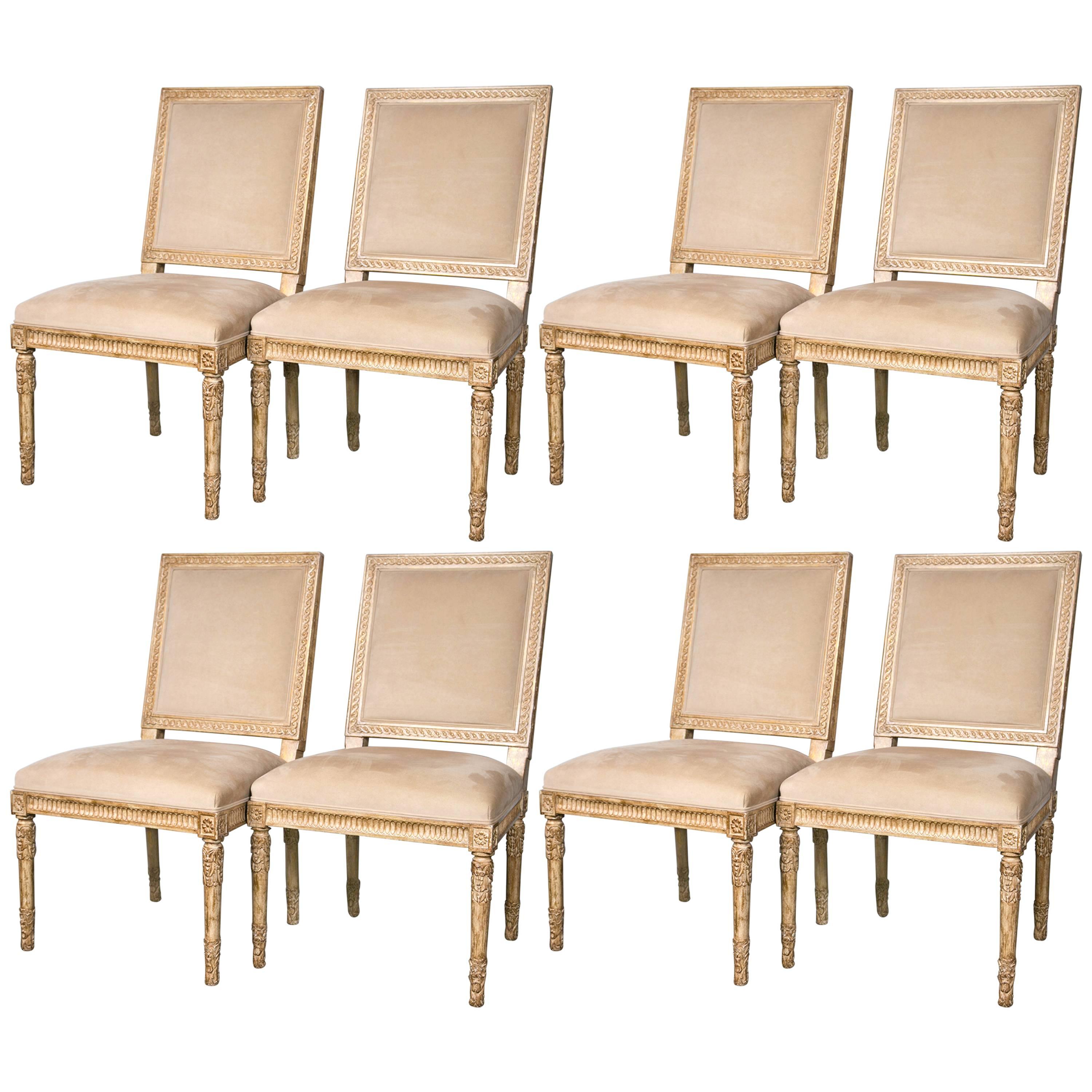 Set of Eight Nancy Corzine Dupuy Dining Chairs